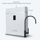 ECHO RO tankless reverse osmosis water filter with matte black faucet