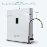 ECHO RO tankless reverse osmosis water filter with chrome faucet