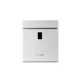 Modern tankless reverse osmosis water filter system with digital display, countertop unit