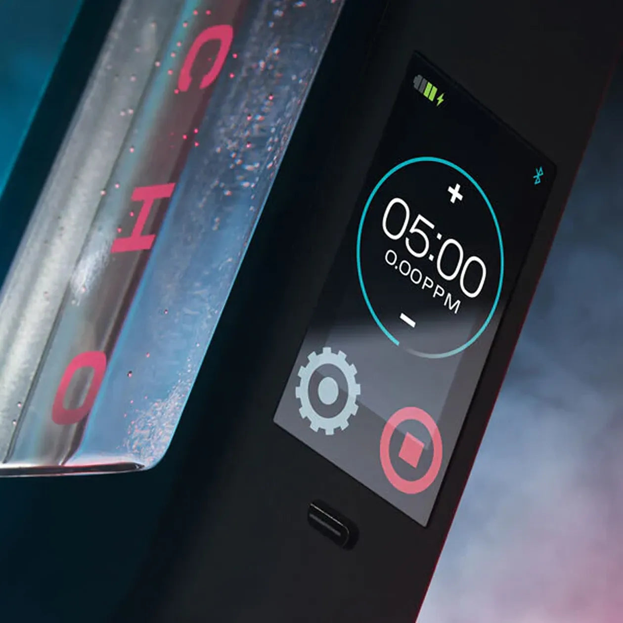 ECHO Flask touchscreen close-up
